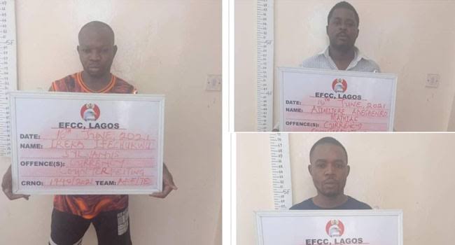 Three in EFCC’s net for alleged currency counterfeiting