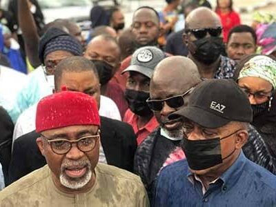 PDP Leaders storm NASS to protest Onochie’s nomination as INEC Commissioner