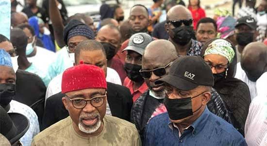 PDP Leaders storm NASS to protest Onochie’s nomination as INEC Commissioner