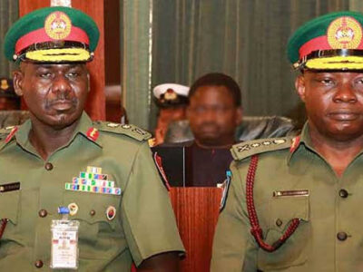 Ex-Service chiefs Buratai, Olonisakin get letters of credence