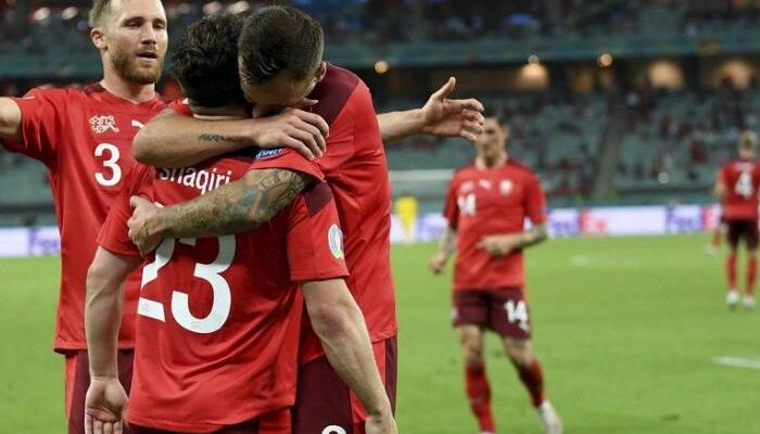 Shaqiri scores 2, Switzerland beats Turkey 3-1 at Euro 2020