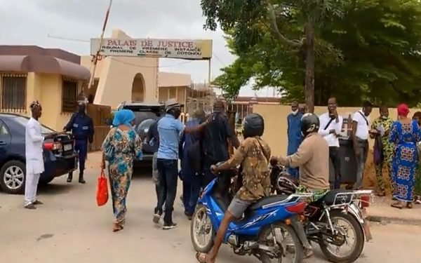 BREAKING: Igboho arrives Cotonou Court for trial