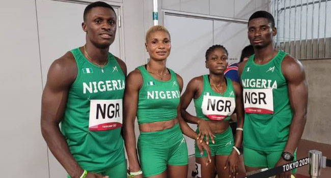 Tokyo Olympics: Nigeria’s mixed relay team set new African record