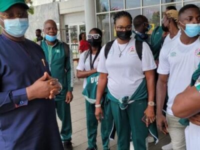 Olympics: Team Nigeria’s first batch departs for Tokyo
