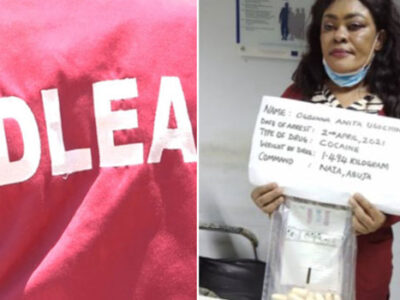 NDLEA arrests mother-of-three with 100 wraps of cocaine