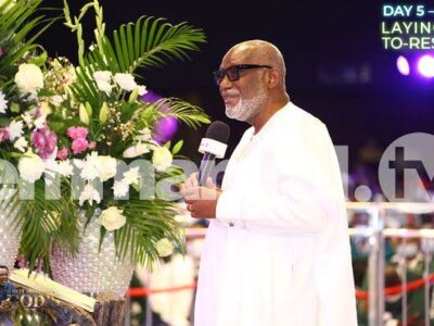 Akeredolu, Ooni’s wife, others attend TB Joshua’s interment service