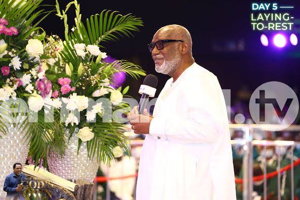 Akeredolu, Ooni’s wife, others attend TB Joshua’s interment service