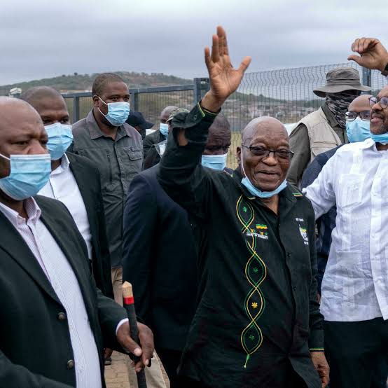 South Africa’s ex-President Zuma hands himself to prison 