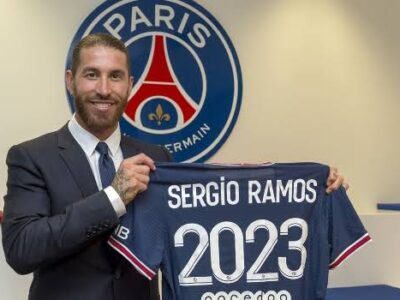 Sergio Ramos signs two-year contract with Paris Saint-Germain