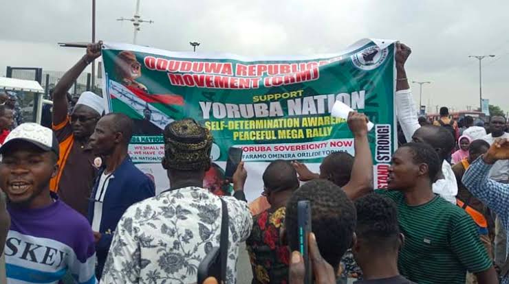 UPDATE: Shots fired as Police disperse Yoruba nation agitators in Lagos