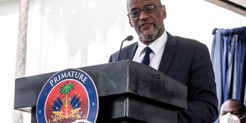 Roiled by presidential assassination, Haiti swears in new PM