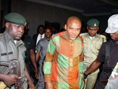 Court rejects Nnamdi Kanu’s plea to be moved to Kuje correctional Centre