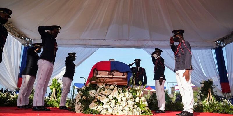 Haiti's murdered President laid to rest as tensions run high
