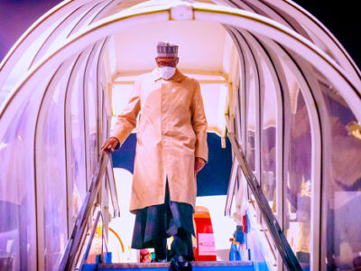 JUST IN: President Buhari returns from UK trip after two weeks trip