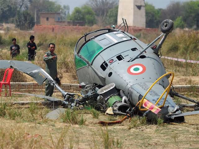 Army helicopter crashes in Punjab