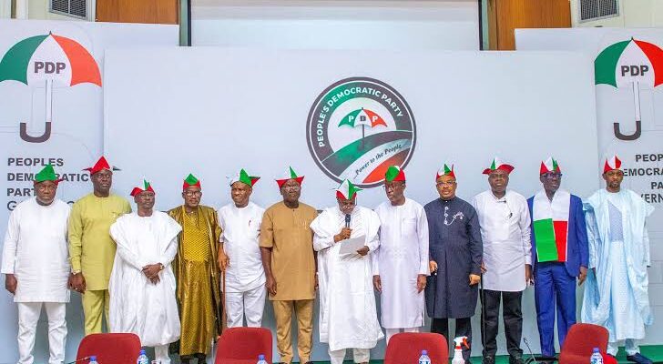PDP Governors meet in Abuja, ask Secondus to resign