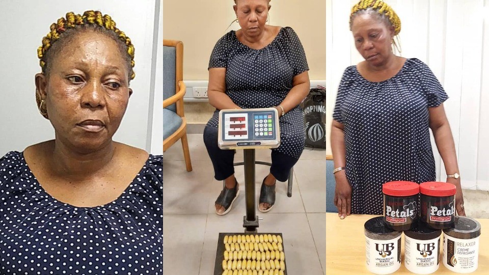 NDLEA nabs woman with 100 wraps of heroin at Lagos airport