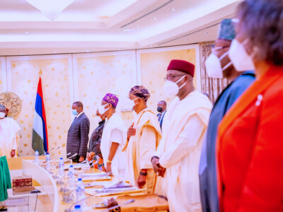 Others include Ministers of Finance, Budget and National Planning, Zainab Ahmed; Works and Housing, Babtunde Fashola and Interior, Rauf Aregbeshola.