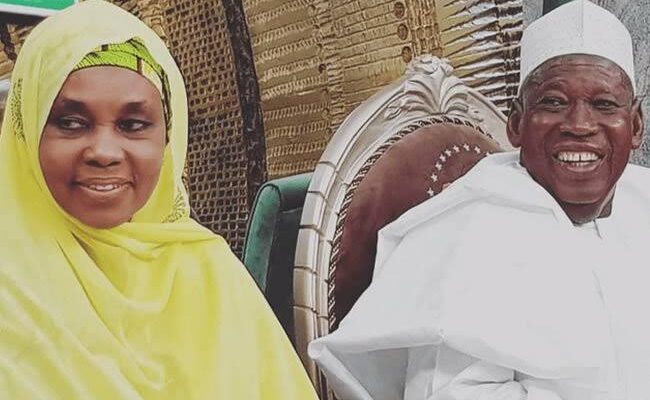 BREAKING: EFCC invites Governor Ganduje’s wife over bribery, land fraud reported by son