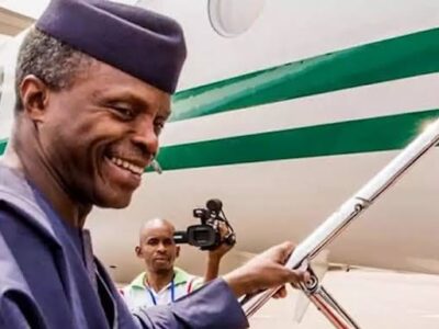 JUST IN: Osinbajo leaves Abuja for ECOWAS meeting