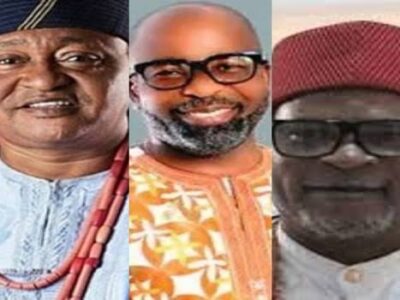 BREAKING: Jide Kosoko, Fred Amata, Yemi Solade lead protest against Raddison Blu