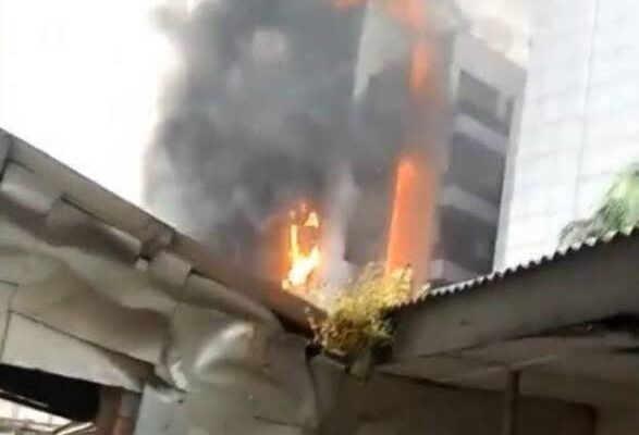 Fire guts NPA headquarters in Lagos