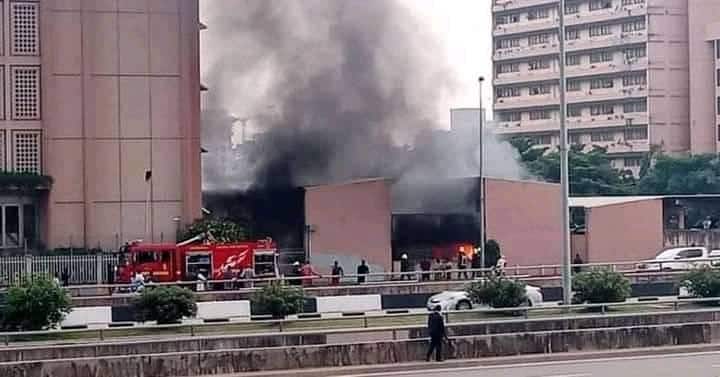 Fire guts Federal Secretariat Abuja