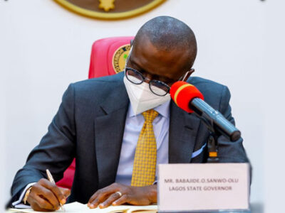 Sanwo-Olu signs administration of Criminal Justice Amendment Law 2021