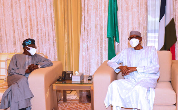 Tinubu meets Buhari in Aso Rock: What was discussed