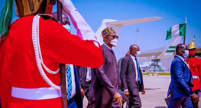 Buhari returns to Abuja after three-day trip to Ethiopia