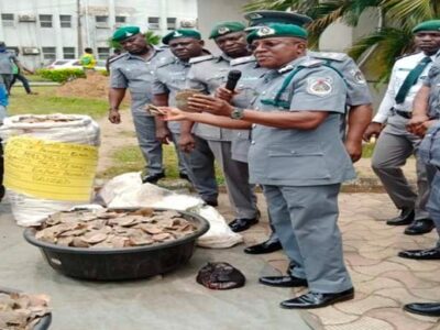 Customs Strike Force impounds pangolin scales, claws in Lagos