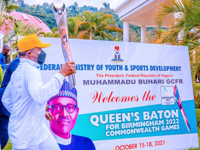 Osinbajo receives Queen’s Baton for 2022 Commonwealth Games