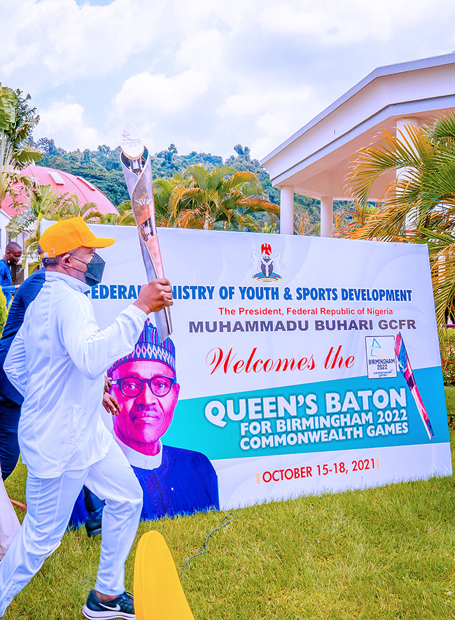 Osinbajo receives Queen’s Baton for 2022 Commonwealth Games