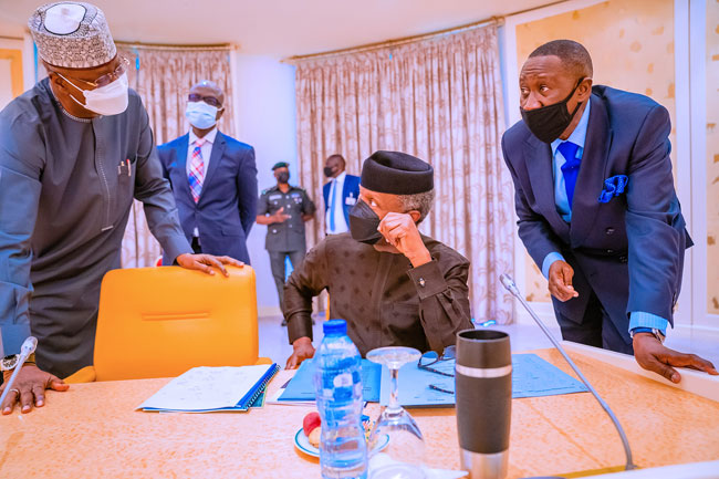 Buhari presides over security meeting in Aso Rock
