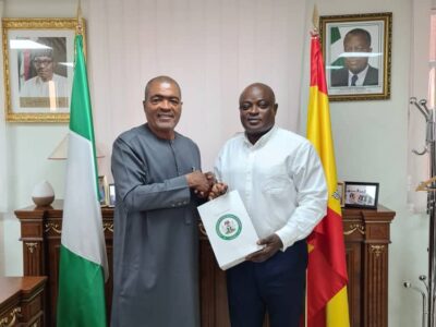 Lagos Speaker Obasa meets Nigeria's Ambassador to Spain