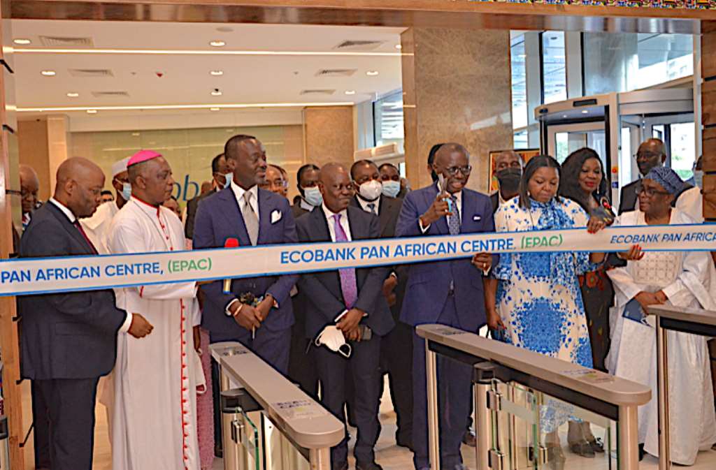 Lagos State Governor unveils Ecobank Pan African Centre, lauds bank’s smart building initiative