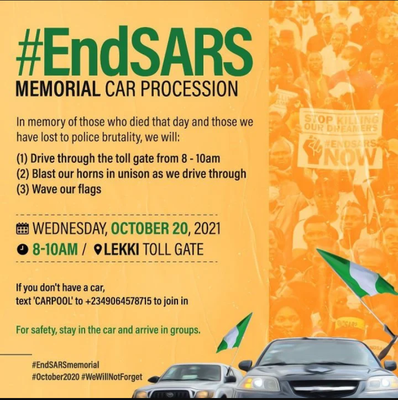 #EndSARS Anniversary: Falz, Mr Macaroni announce memorial procession