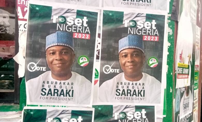 PDP National Convention: Presidential campaign posters, banners of Atiku, Saraki, others flood venue