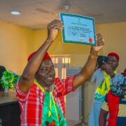 INEC presents Certificate of Return to Soludo, Deputy