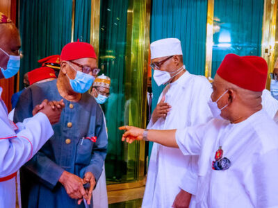 I will consider demand for Nnamdi Kanu’s release — Buhari to Igbo leaders