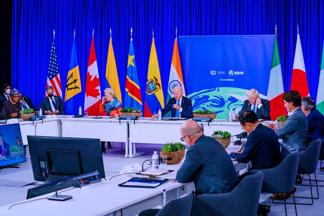 COP26: Buhari participates in launch of Global Methane Pledge