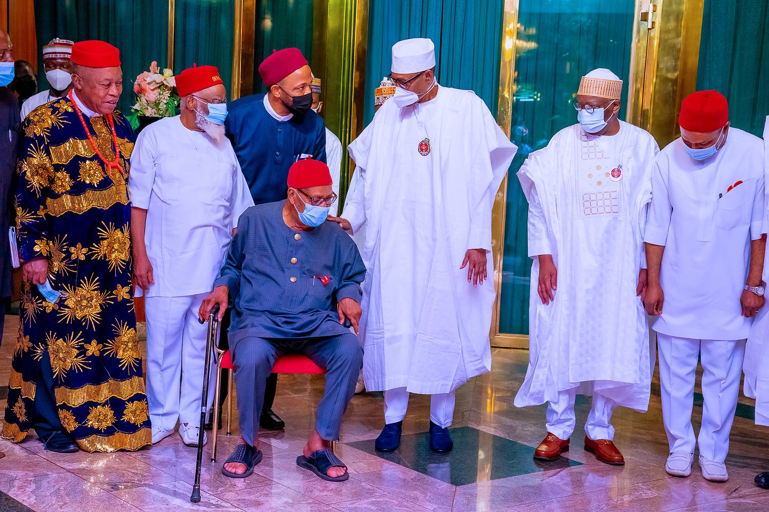 I will consider demand for Nnamdi Kanu’s release — Buhari to Igbo leaders