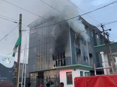 Fire razes furniture workshop, spare parts building in Ladipo market