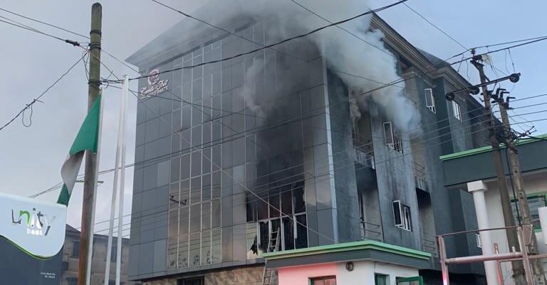 Fire razes furniture workshop, spare parts building in Ladipo market