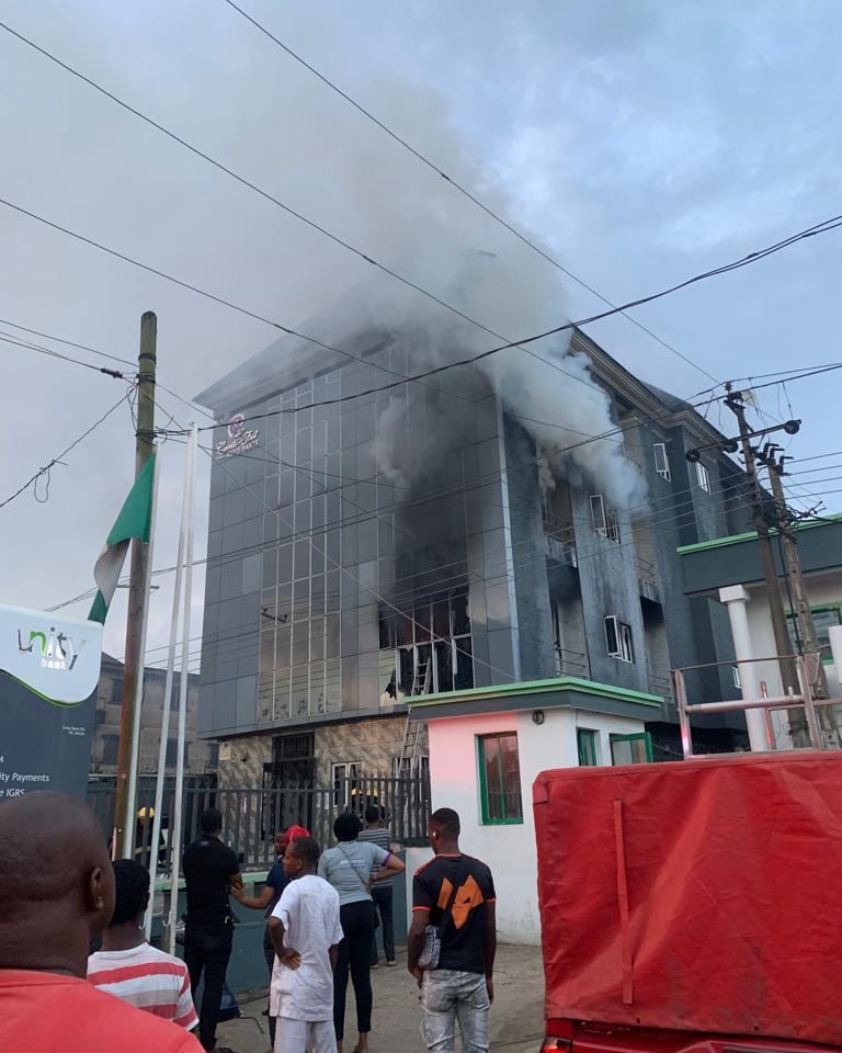 Fire razes furniture workshop, spare parts building in Ladipo market