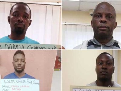 NDLEA intercepts fresh Cocaine, Heroin consignments at Lagos seaport, airport