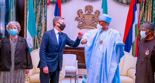 #EndSARS: We await reports from state govts, Buhari tells Blinken