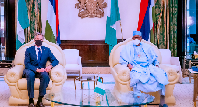 #EndSARS: We await reports from state govts, Buhari tells Blinken