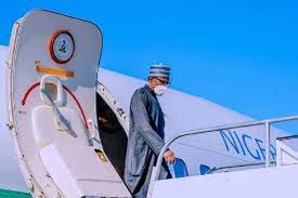 Buhari arrives Paris for Peace Forum