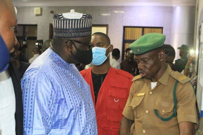 Prison officials, EFCC operatives clash over convicted Maina
